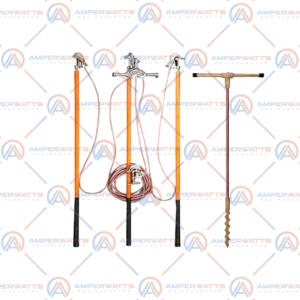 Aterramento Temporário para RD Distribuição em até 36 kV (Trifásico), com Bastões Inteiriços Ø 25 x 1250mm