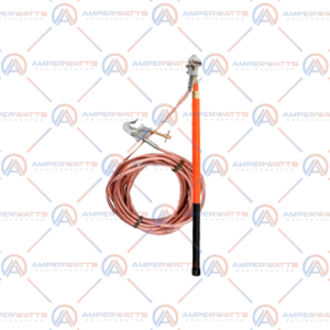 Conjunto de aterramento monofásico rural c/ bastão telescópico até 36,2 KV