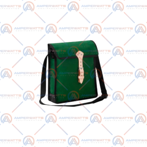 Bolsa de lona caparunga com tampa