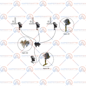 Conjunto de aterramento para cubiculos e subestações até 36kV