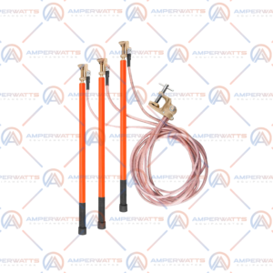 Conjunto de aterramento trifásico cubículo 34,5kv com bastão