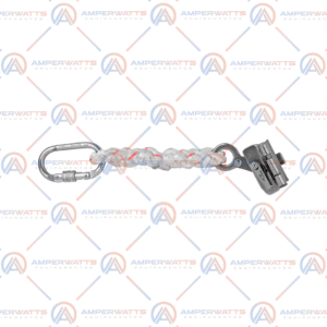 Trava Queda de Segurança Aço Inox Corda 12mm Extensor com Mosquetão