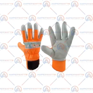 LUVA DE SEGURANÇA EM COURO VAQUETA NYLON FLORESTAL TECMASTER CA 25636 Mat. 4154